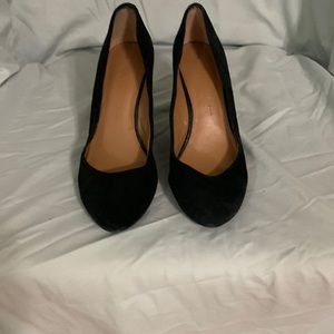 Wedge heels gently worn